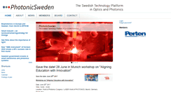 Desktop Screenshot of photonicsweden.com